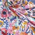 Flower Printing Single Jersey 100% Rayon Fabric